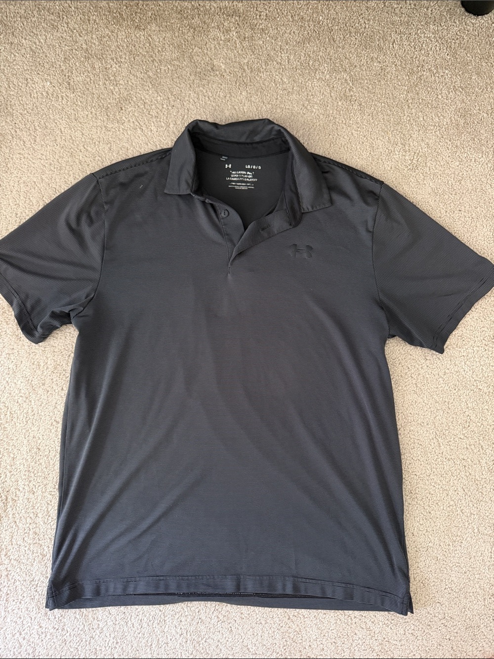 Under Armour Men’s Black Performance Polo